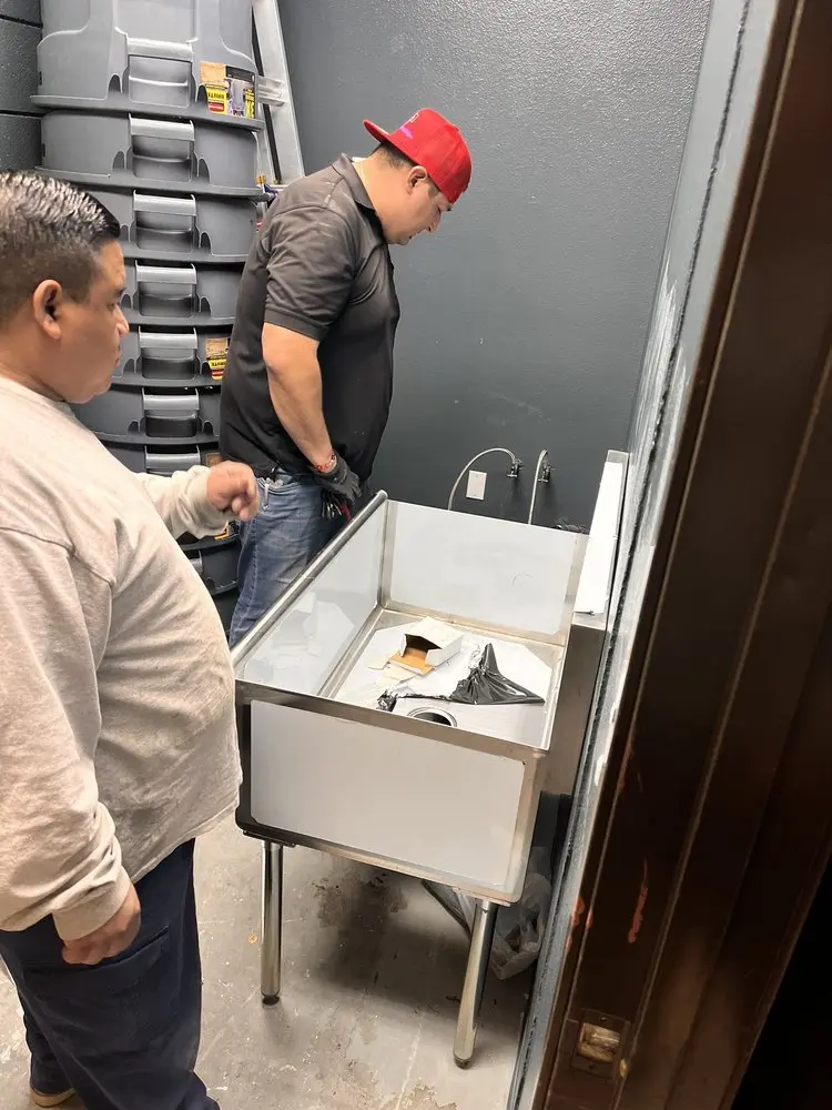 Commercial plumbing and sink installation in Hendrick Estates